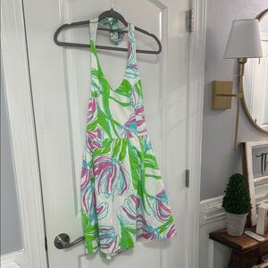 Lilly Pulitzer Pink and Blue Floral Dress